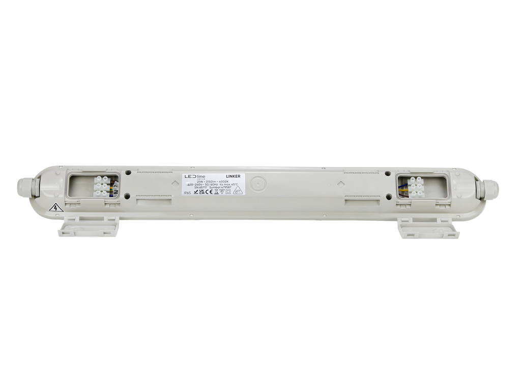 Hermetische armatuur LINKER 4000K 21W 3150lm IP65 60cm grijs PRIME