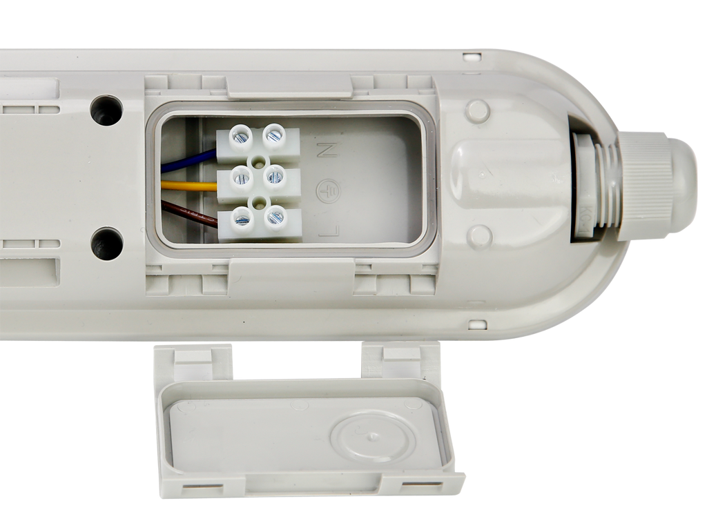 Hermetische armatuur LINKER 4000K 21W 3150lm IP65 60cm grijs PRIME noodmodule AW 3h AT