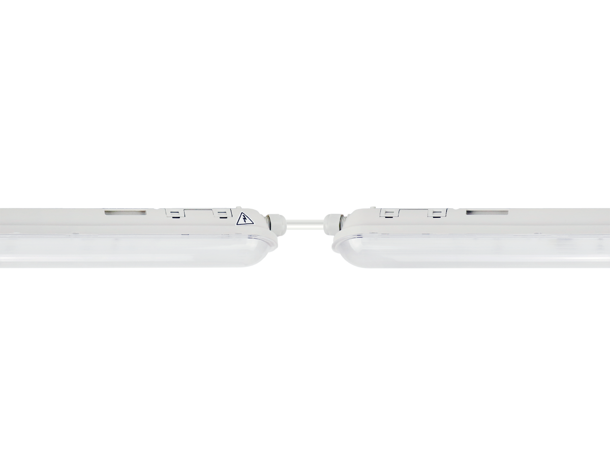 Hermetische armatuur LINKER 4000K 55W 8250lm IP65 150cm grijs PRIME noodmodule CAW 3h AT CNBOP