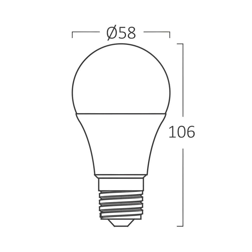 Braytron Advance LED Lamp 9W E27 3000K A60