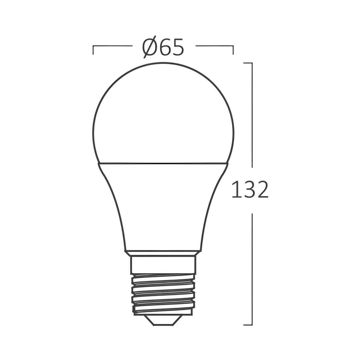 Braytron Advance LED Lamp 16W E27 6500K A65