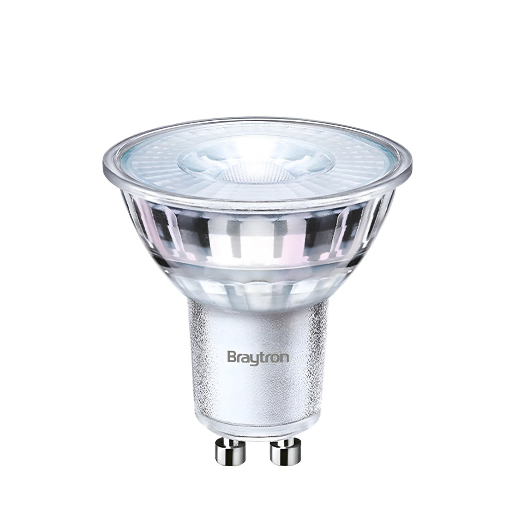 Braytron Premium LED Lamp 5.5W GU10 3000K 38D DIM GLS