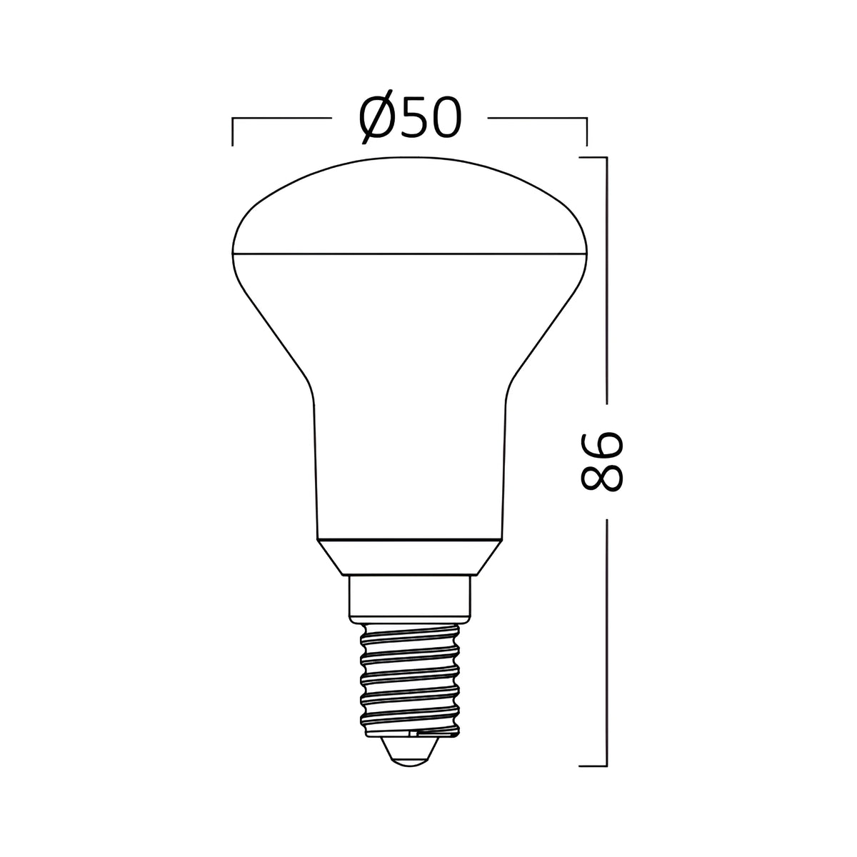 Braytron Advance LED Lamp 6W E14 6500K R50