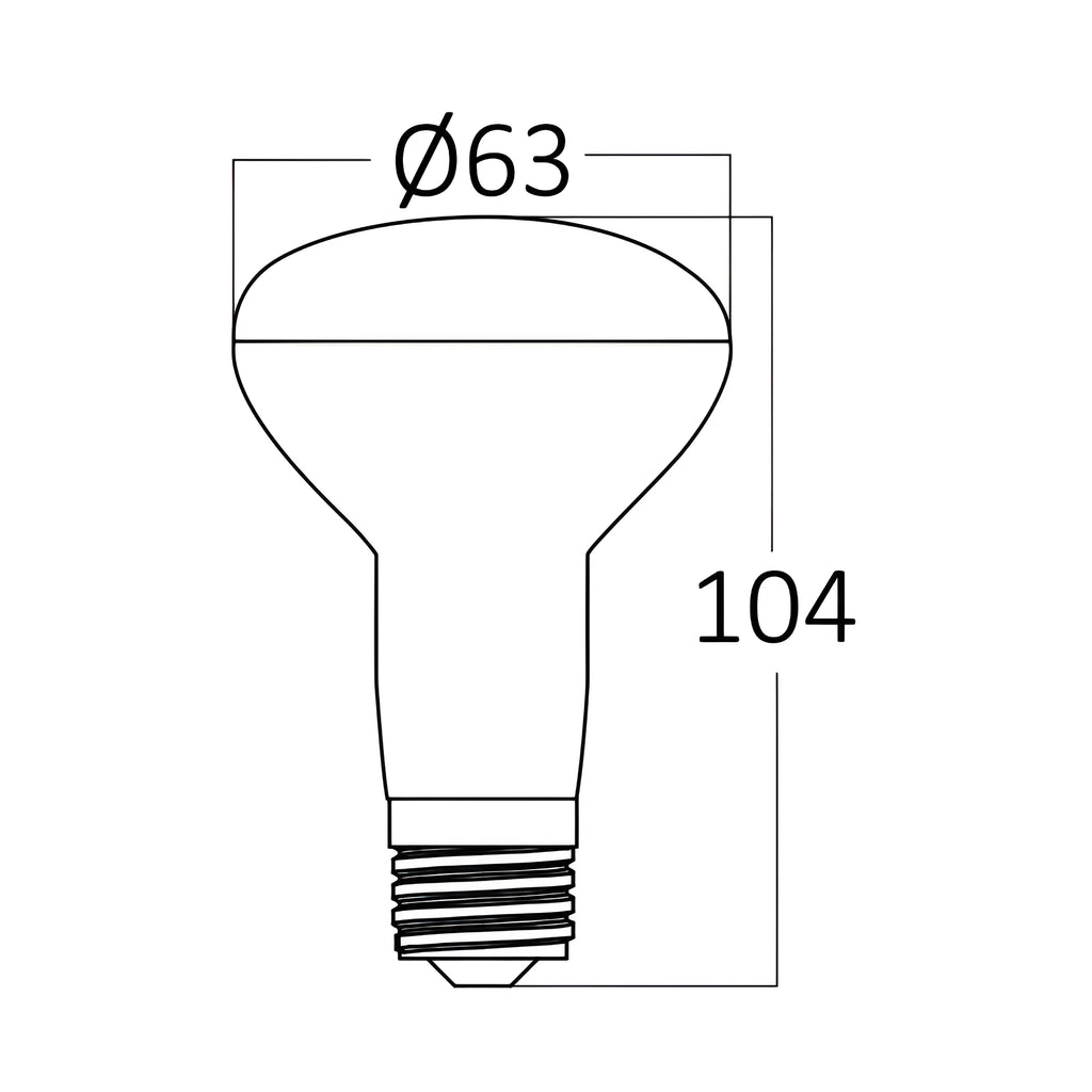 Braytron Advance LED Lamp 9W E27 6500K R63