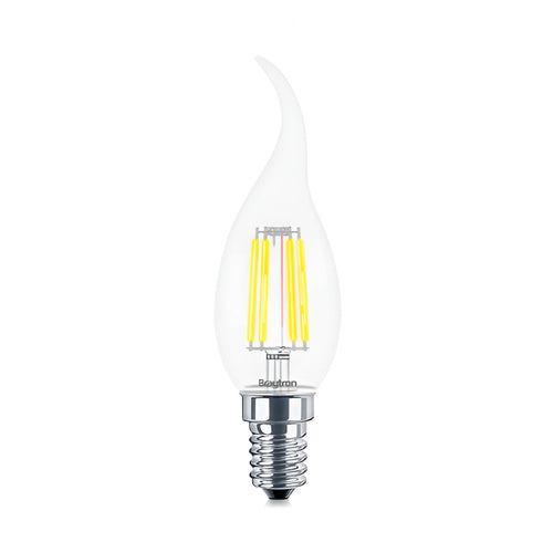 Braytron Advance LED Lamp 4W E14 3000K Transparant C35T