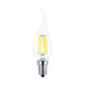 Braytron Advance LED Lamp 6W E14 3000K Transparant C35T