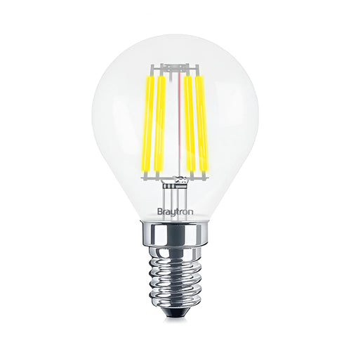 Braytron Advance LED Lamp 4W E14 3000K Transparant P45