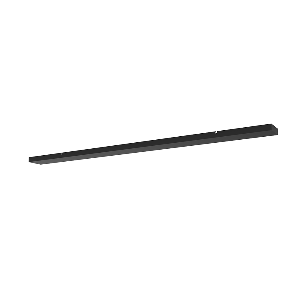 Artdelight Balk - Hanglamp - 6 lichts - Zwart