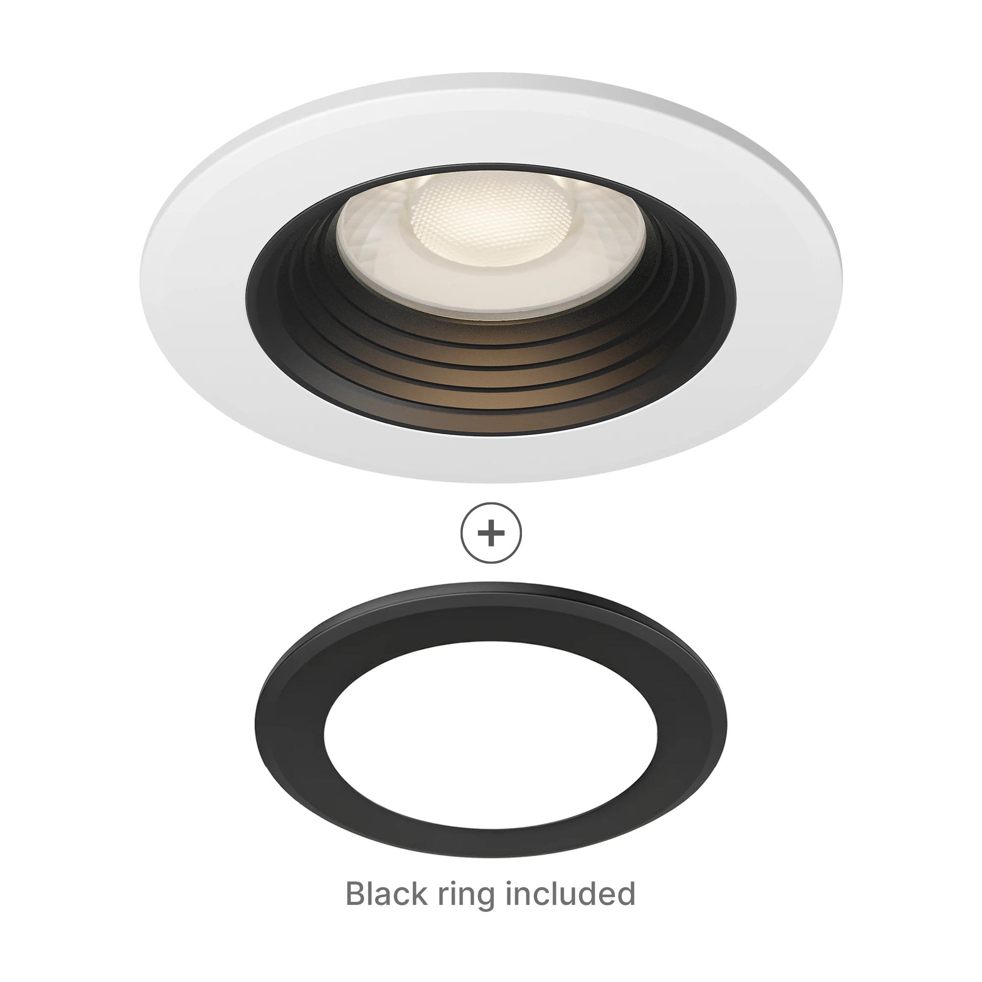Braytron G6 D85 Spot 6.5W IP20 RND WHT/BLC DIM 3IN1