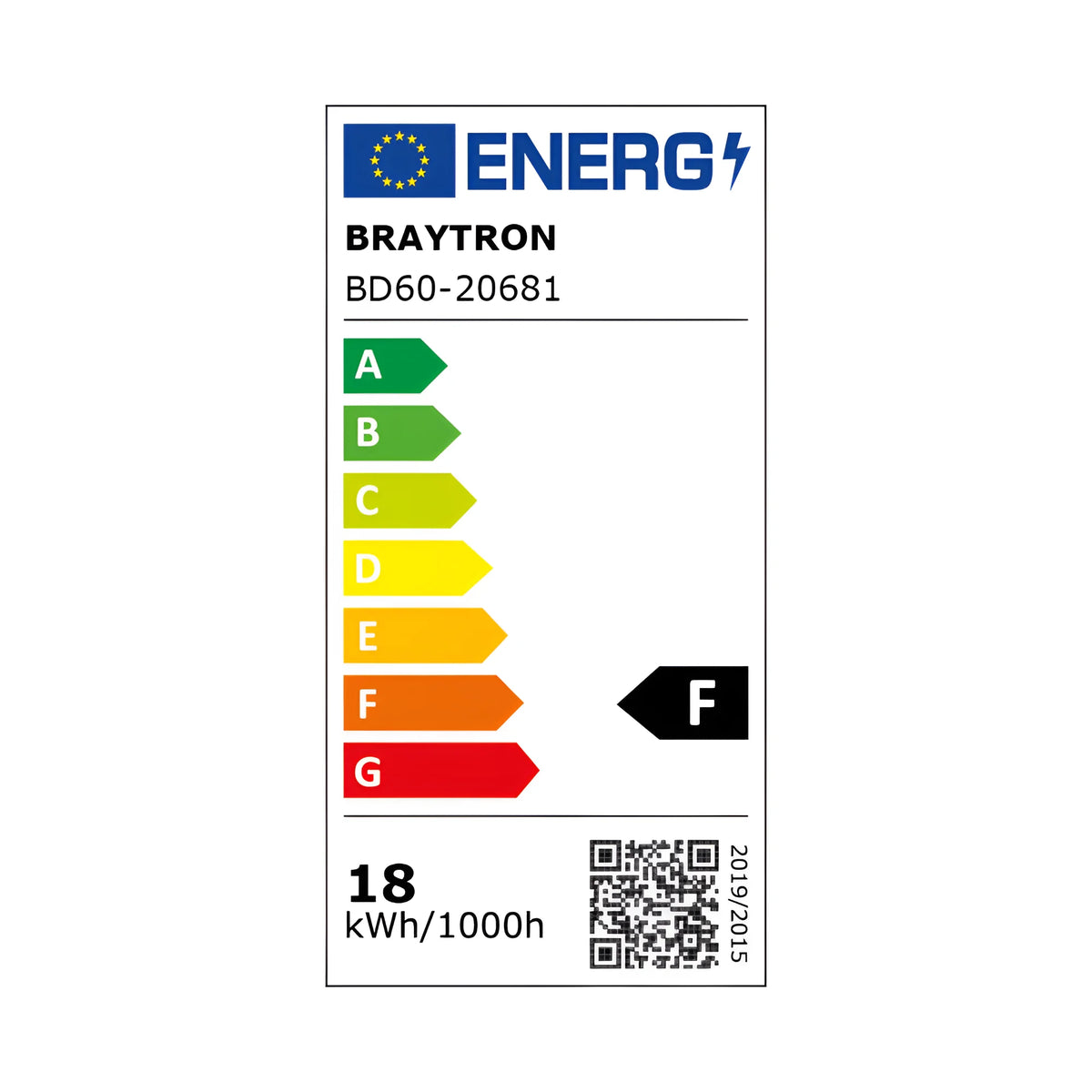 Braytron S20B Magneetrail Lineair 18W 48VDC Zwart LNR600 3IN1