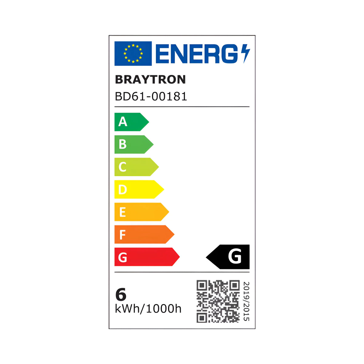 Braytron M20 Magneetrail-armatuur 6W 48VDC Zwart TRC035 3IN1
