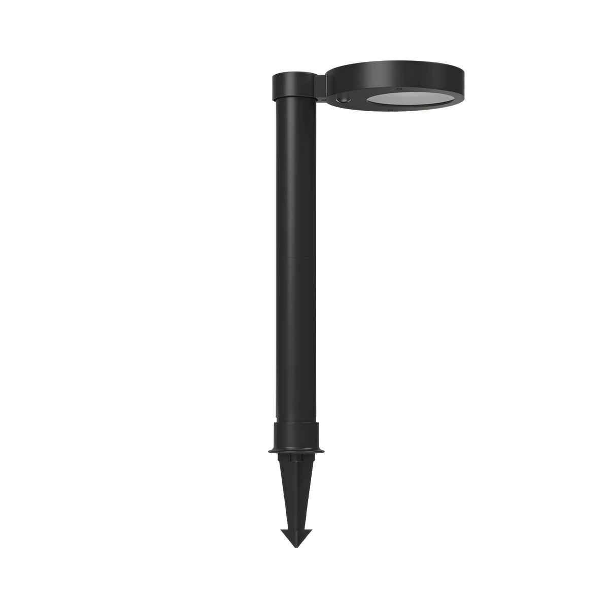 Braytron Spike Grondspot 8W IP65 Zwart 2A RND 2IN1