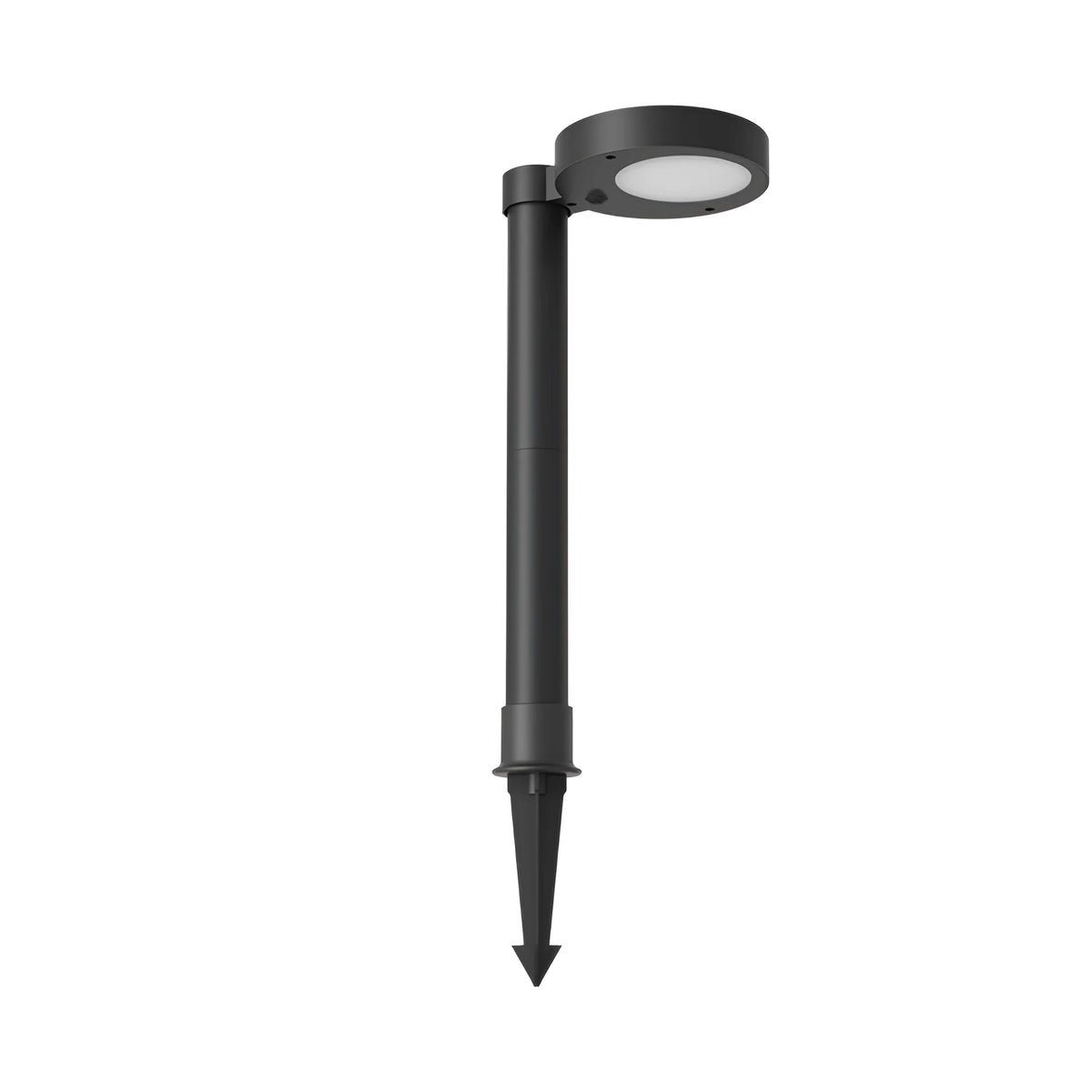 Braytron Spike Grondspot 8W IP65 Zwart 2A RND 2IN1