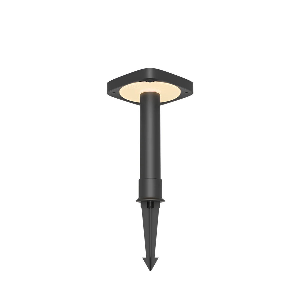 Braytron Spike Grondspot 8W IP65 Zwart 2B RND 2IN1