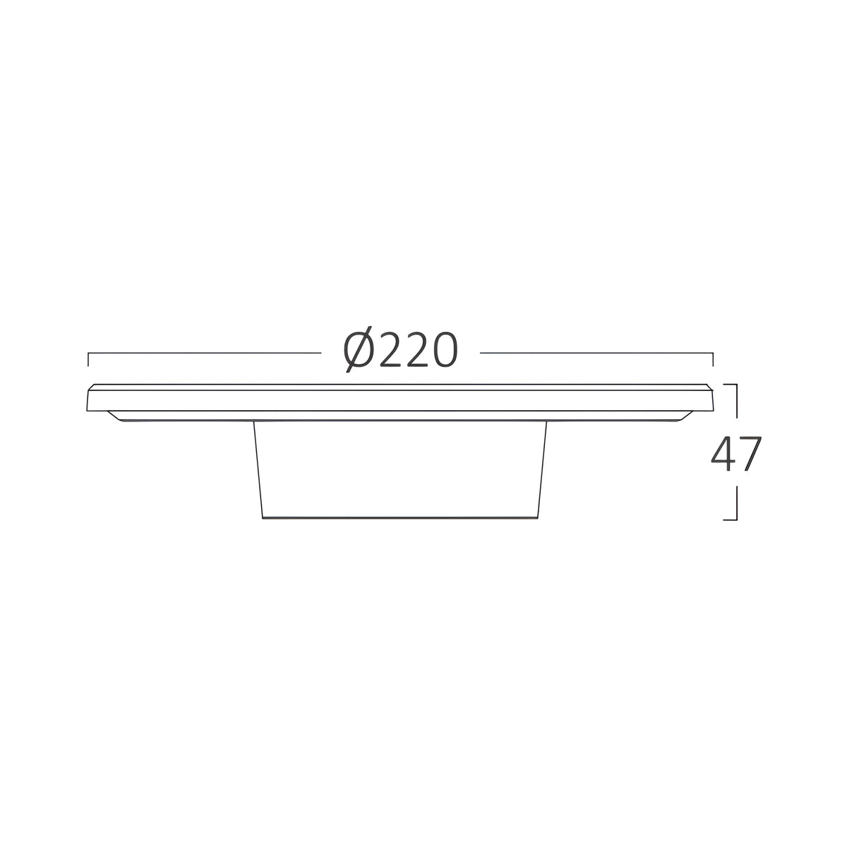 Braytron Palermo Wandlamp 12W IP65 Goud M RND 3IN1