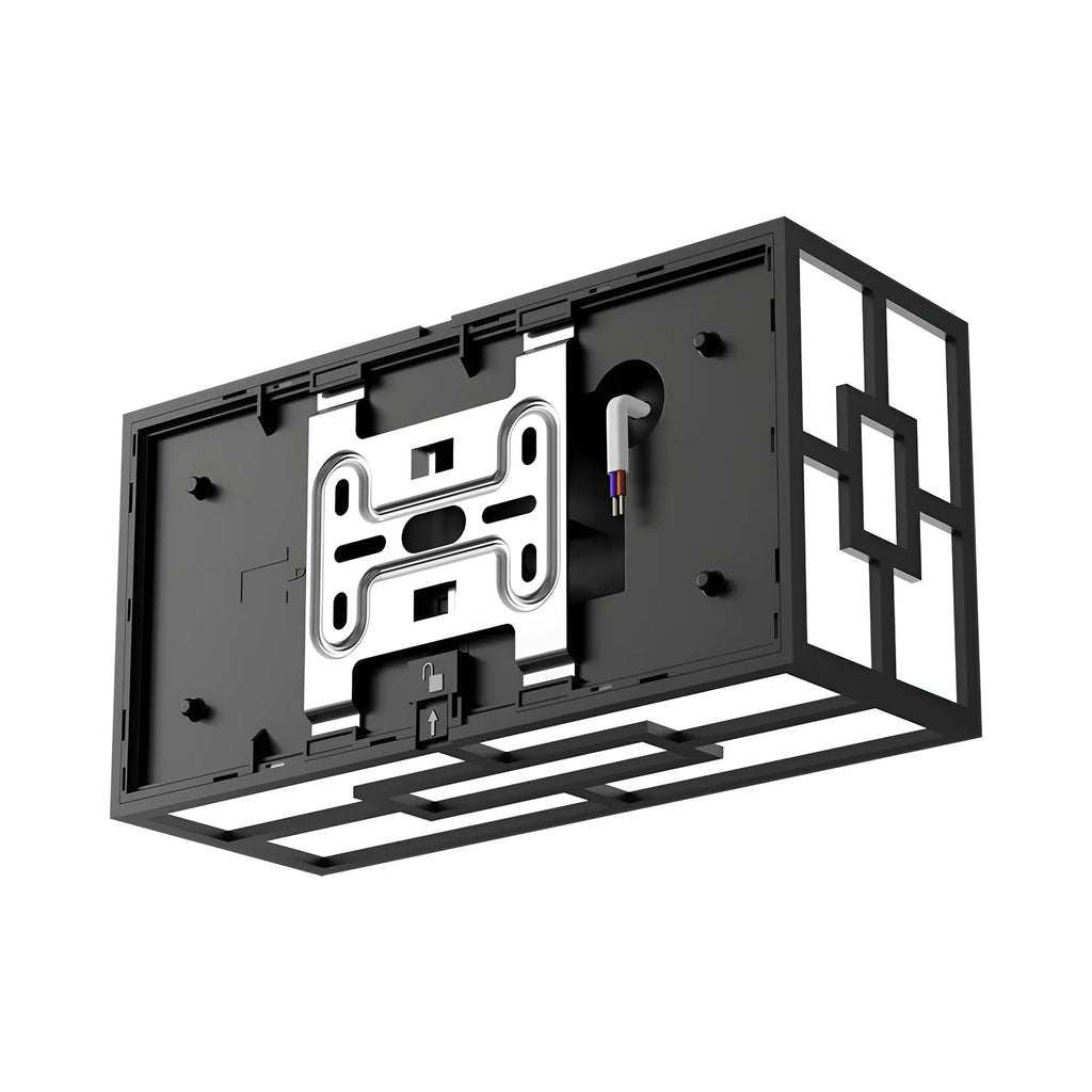 Braytron Veneto Wandlamp 20W IP44 Zwart A SQR 3IN1