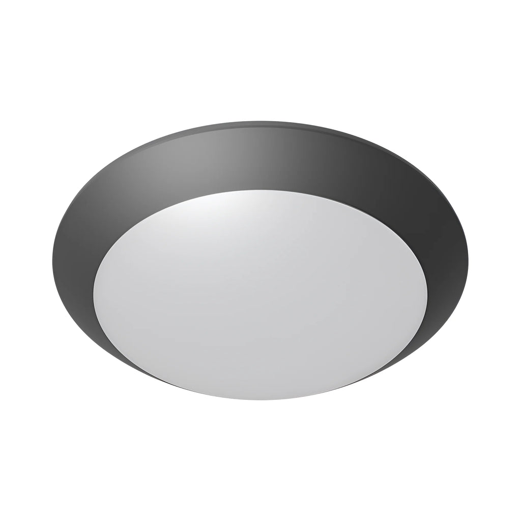 Braytron Napoli Plafondlamp IP65 Grijs D270 1xE27 PC