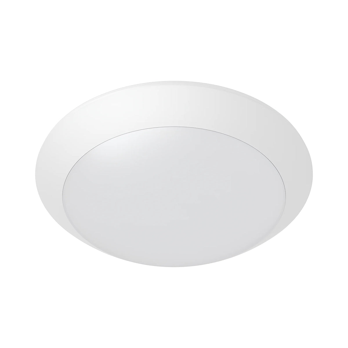 Braytron Napoli Plafondlamp IP65 Wit D270 1xE27 PC SNS