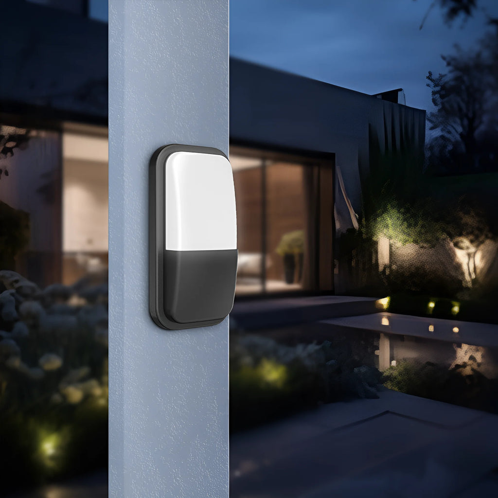 Braytron Walls Wandlamp 15W 4000K IP65 Zwart A ELP