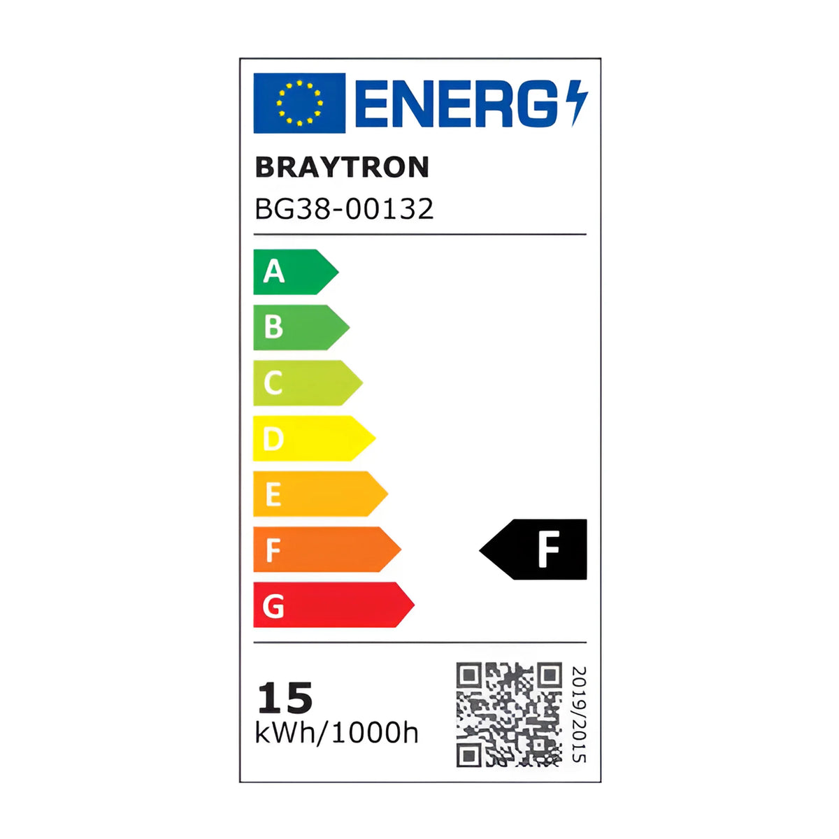 Braytron Walls Wandlamp 15W 6500K IP65 Zwart A ELP