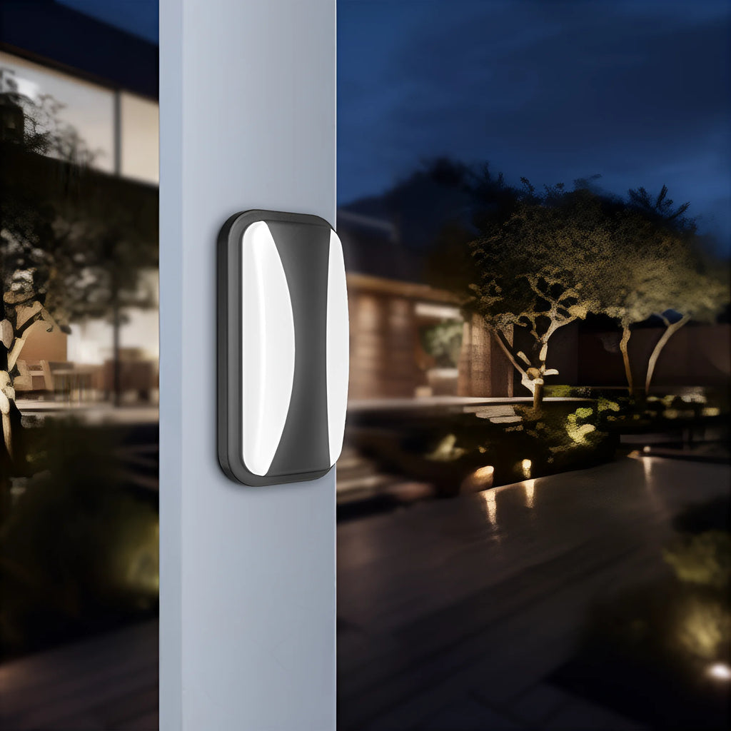 Braytron Walls Wandlamp 15W 4000K IP65 Zwart C ELP