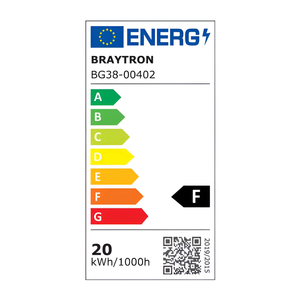 Braytron Walls Wandlamp 20W 3000K IP65 Zwart B ELP SNS