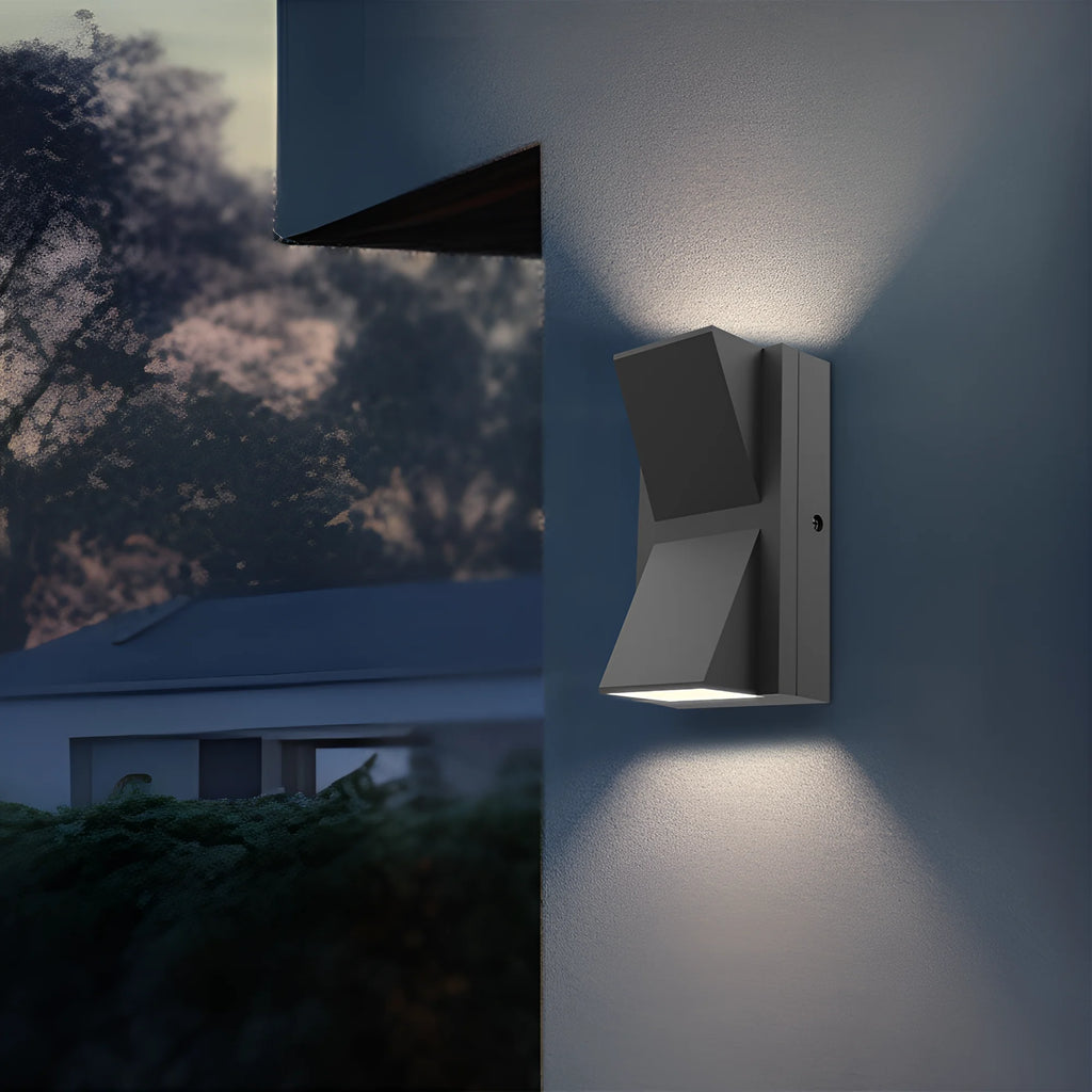 Braytron Vekta Wandlamp IP65 Grijs C WL.2 2x6W 3IN1