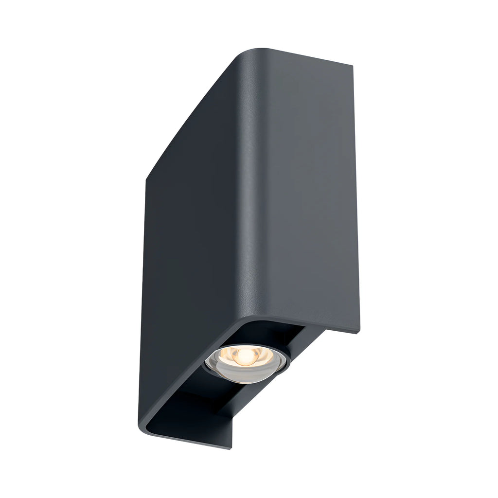 Braytron Vector Wandlamp IP65 Grijs B WL 2x1W 3IN1