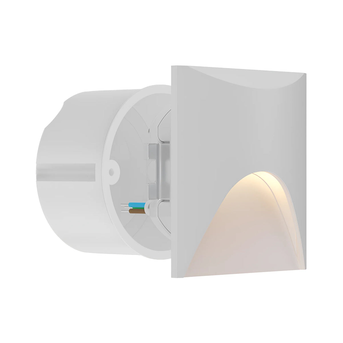 Braytron Veksus Wandlamp 3W 3000K IP65 Wit SQR