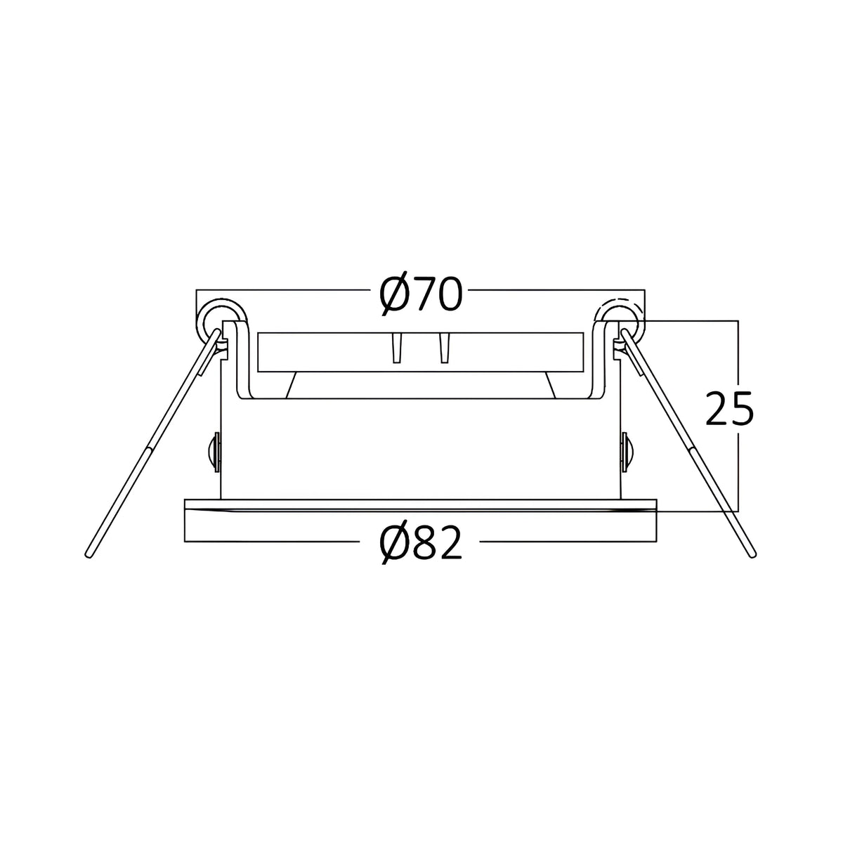 Braytron Mitto LED Spot AR RND NCK