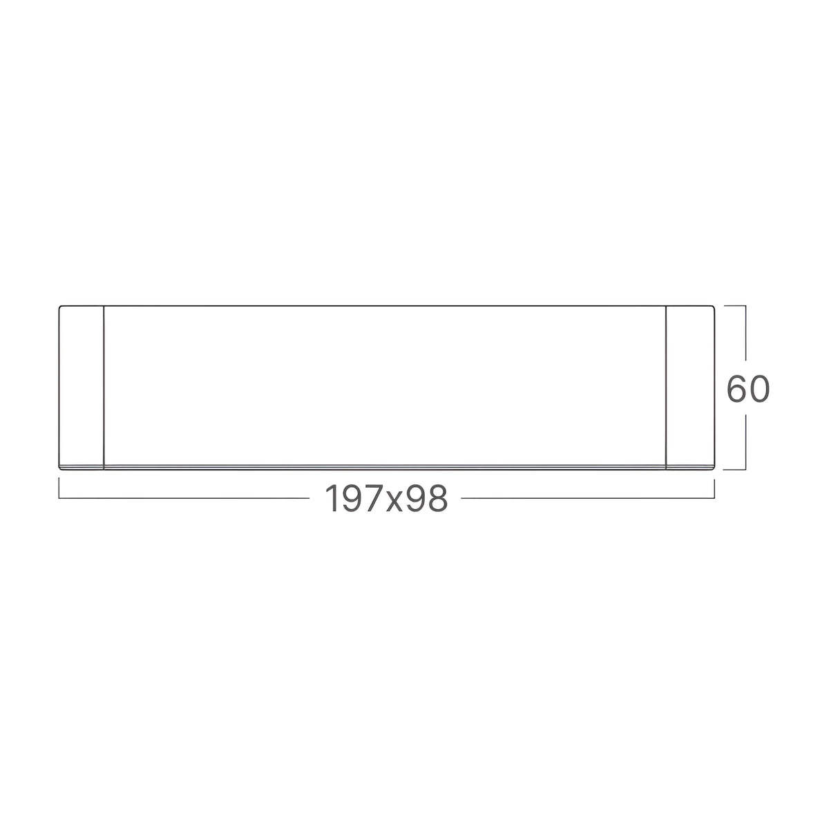 Braytron Gata LED Spot 20W Zwart SR 2D 3IN1 SQR