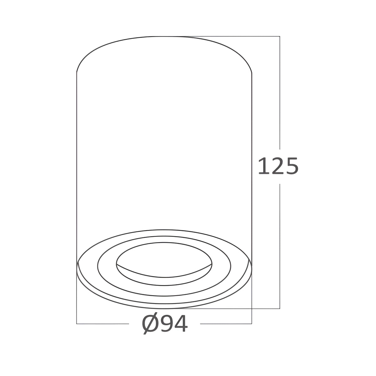 Braytron Gama LED Spot GU10 Zwart 9412 RND