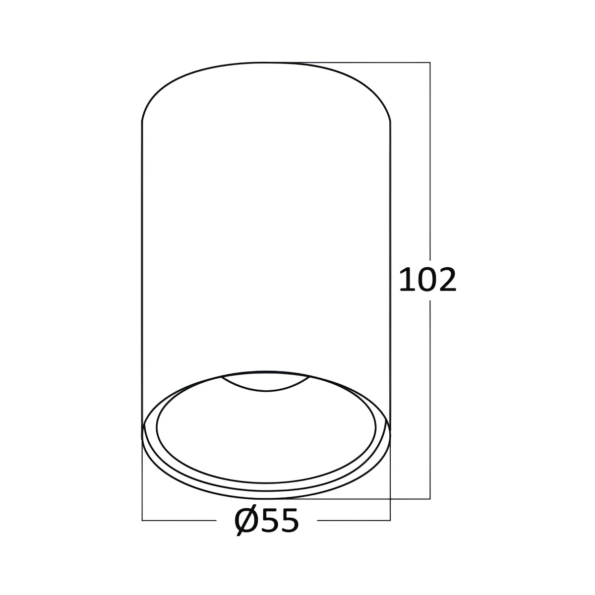 Braytron Gama LED Spot GU10 Wit 5510 RND