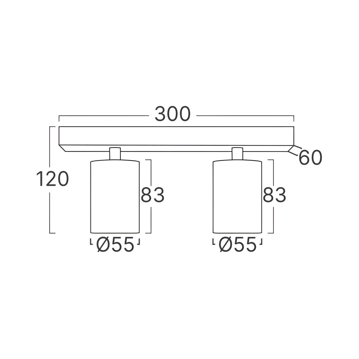 Braytron Beta LED Spot GU10 Zwart SRQ_2