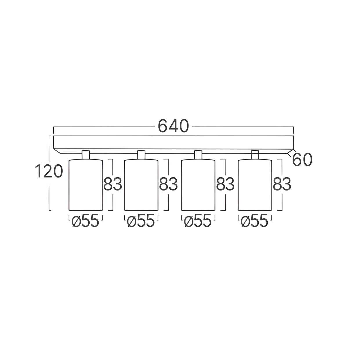 Braytron Beta LED Spot GU10 Zwart SRQ_4