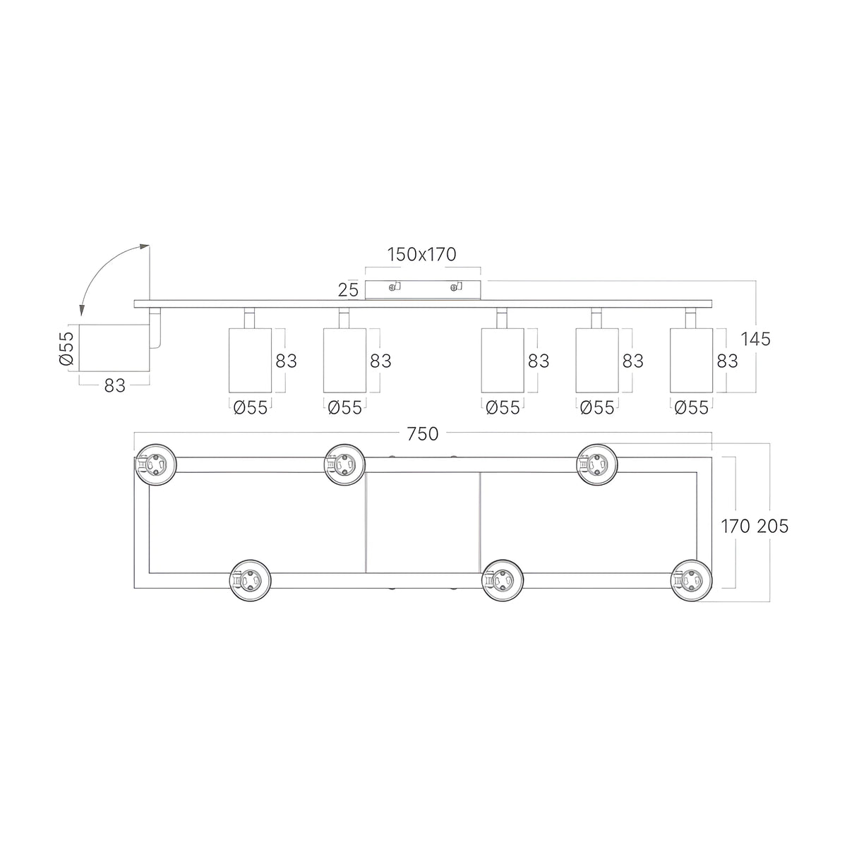 Braytron Beta LED Spot GU10 Wit RCT_6