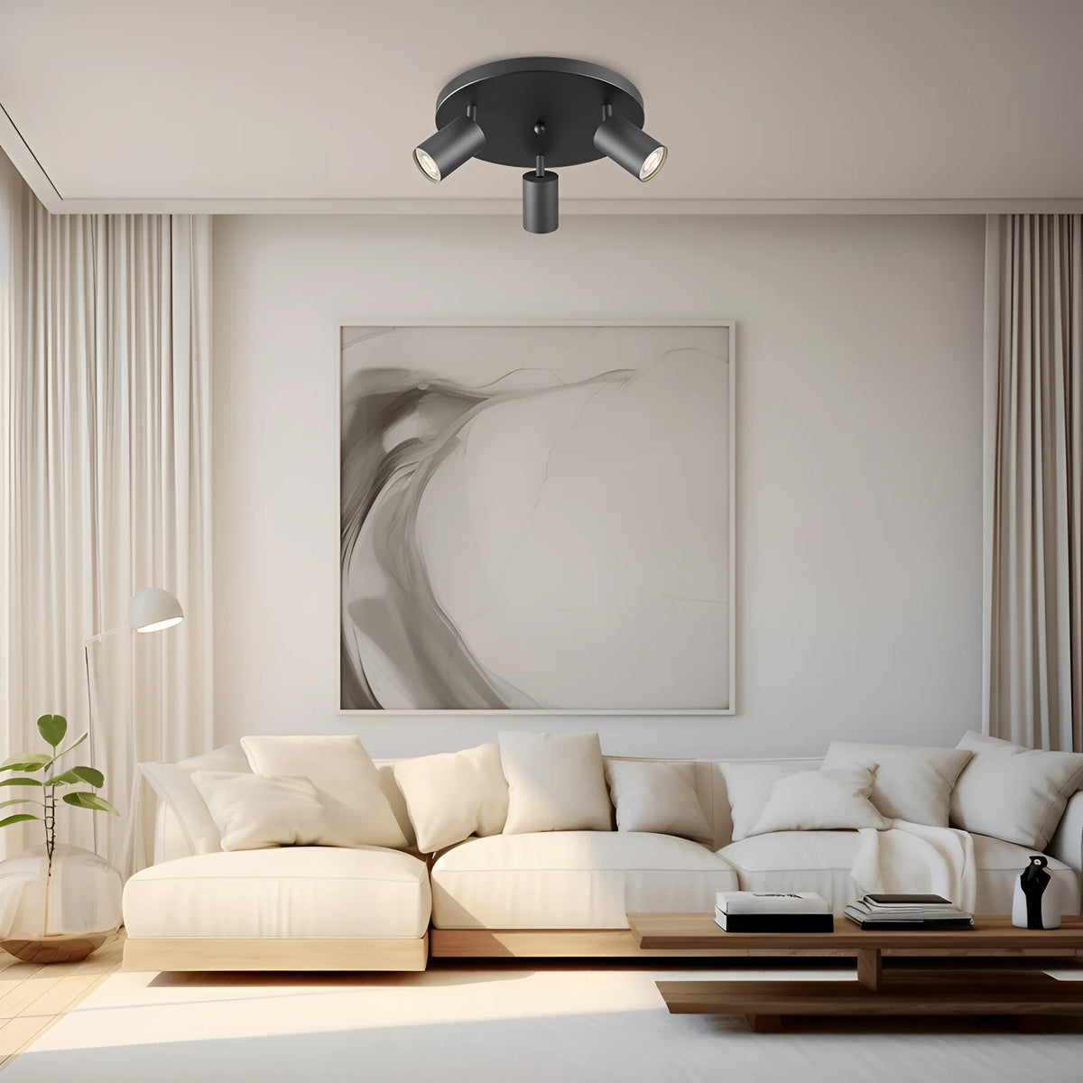 Braytron Beta LED Spot GU10 Zwart RND_3