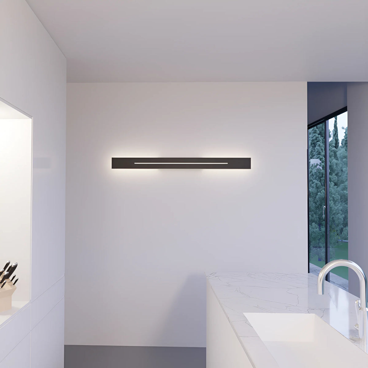 Braytron Leva Wandlamp 30W 3000K Zwart WL1000 RCT