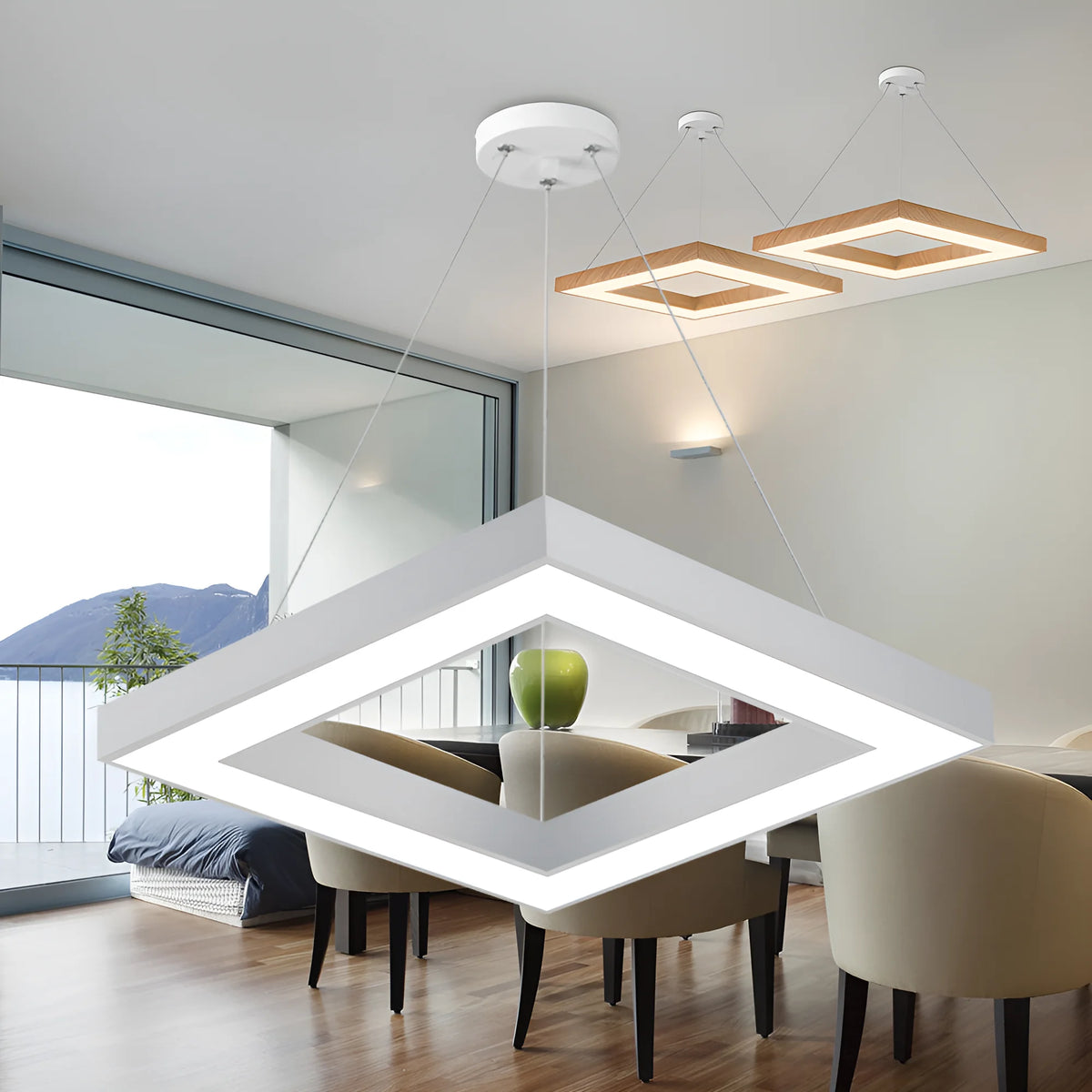 Braytron Blade Plafondlamp 45W Wit PD SQR 3IN1