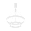 Braytron Lina Plafondlamp 65W Wit PD 2540 RND 3IN1