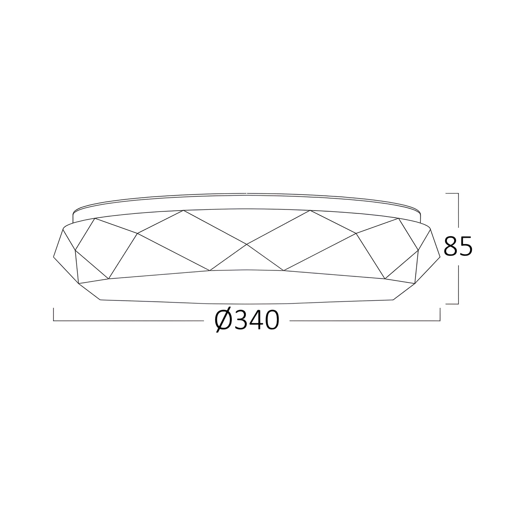 Braytron Jade Plafondlamp 24W SRC RND 3IN1