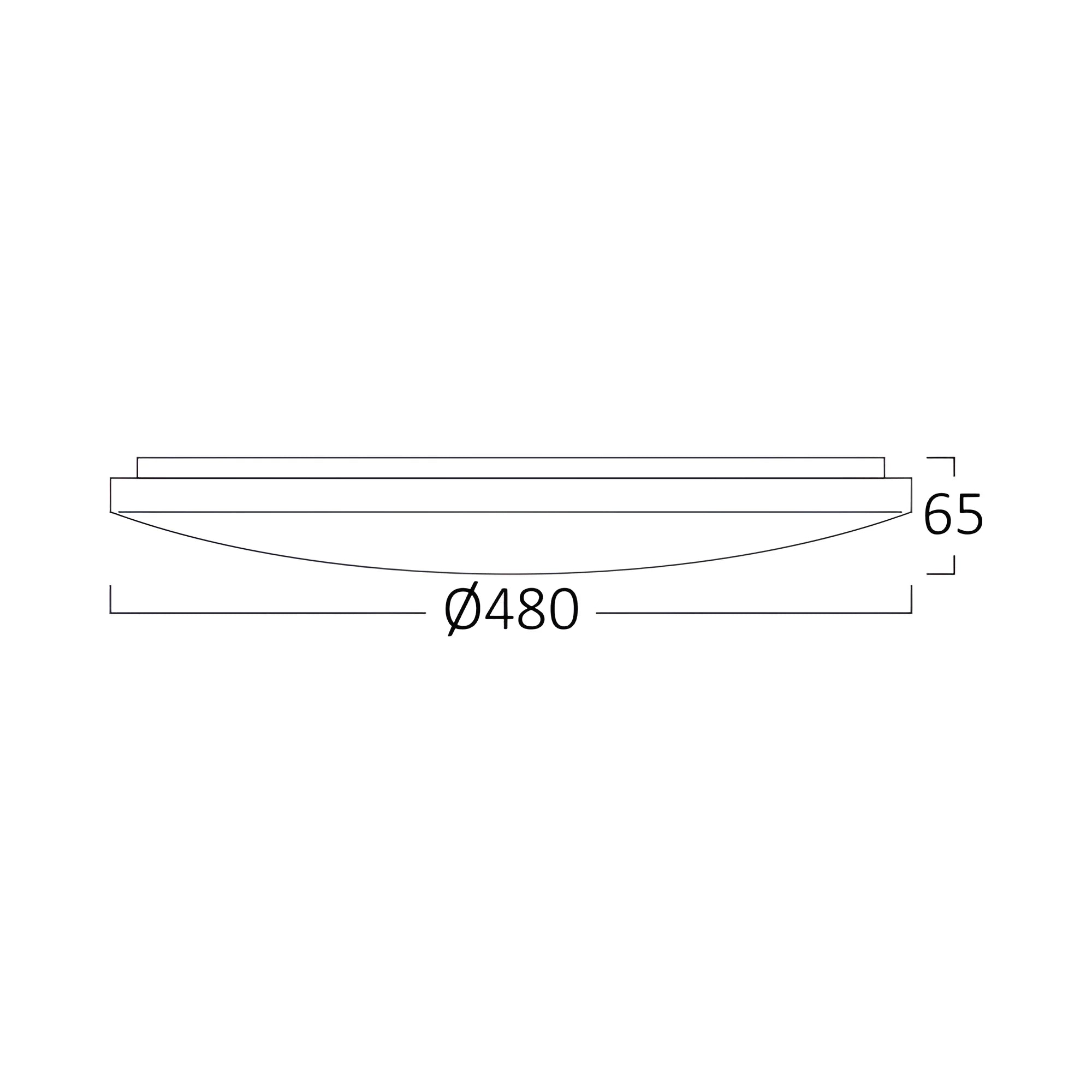 Braytron Jade Plafondlamp 44W SRA RND 3IN1