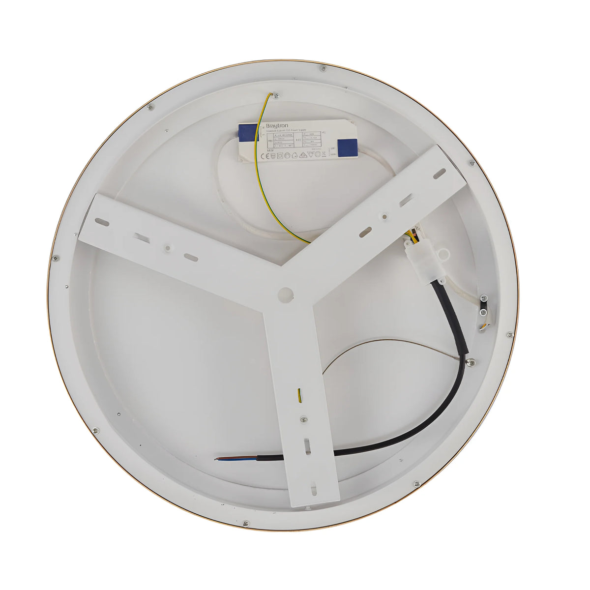 Braytron Bella Plafondlamp 36W IP20 Goud SLS SR RND 3IN1
