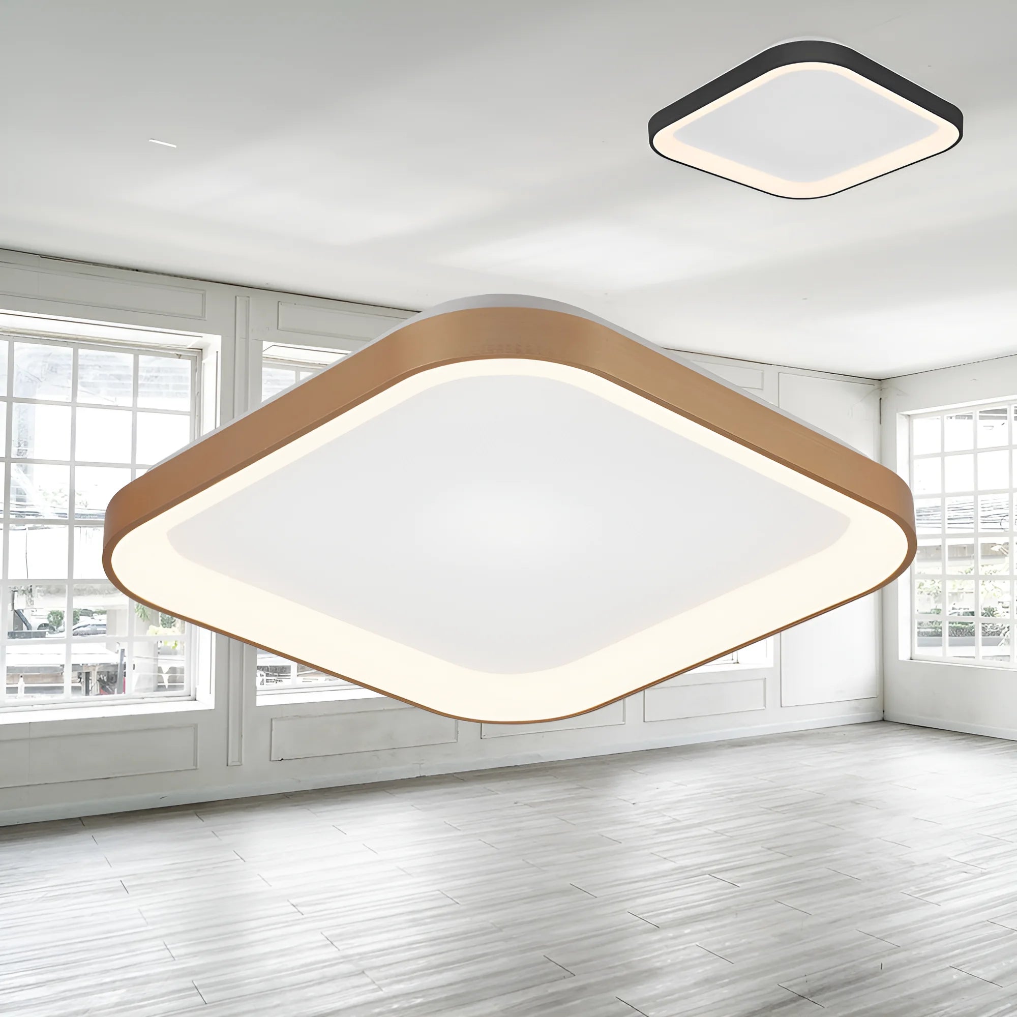Braytron Bella Plafondlamp 36W IP20 Goud SLS SR SQR 3IN1