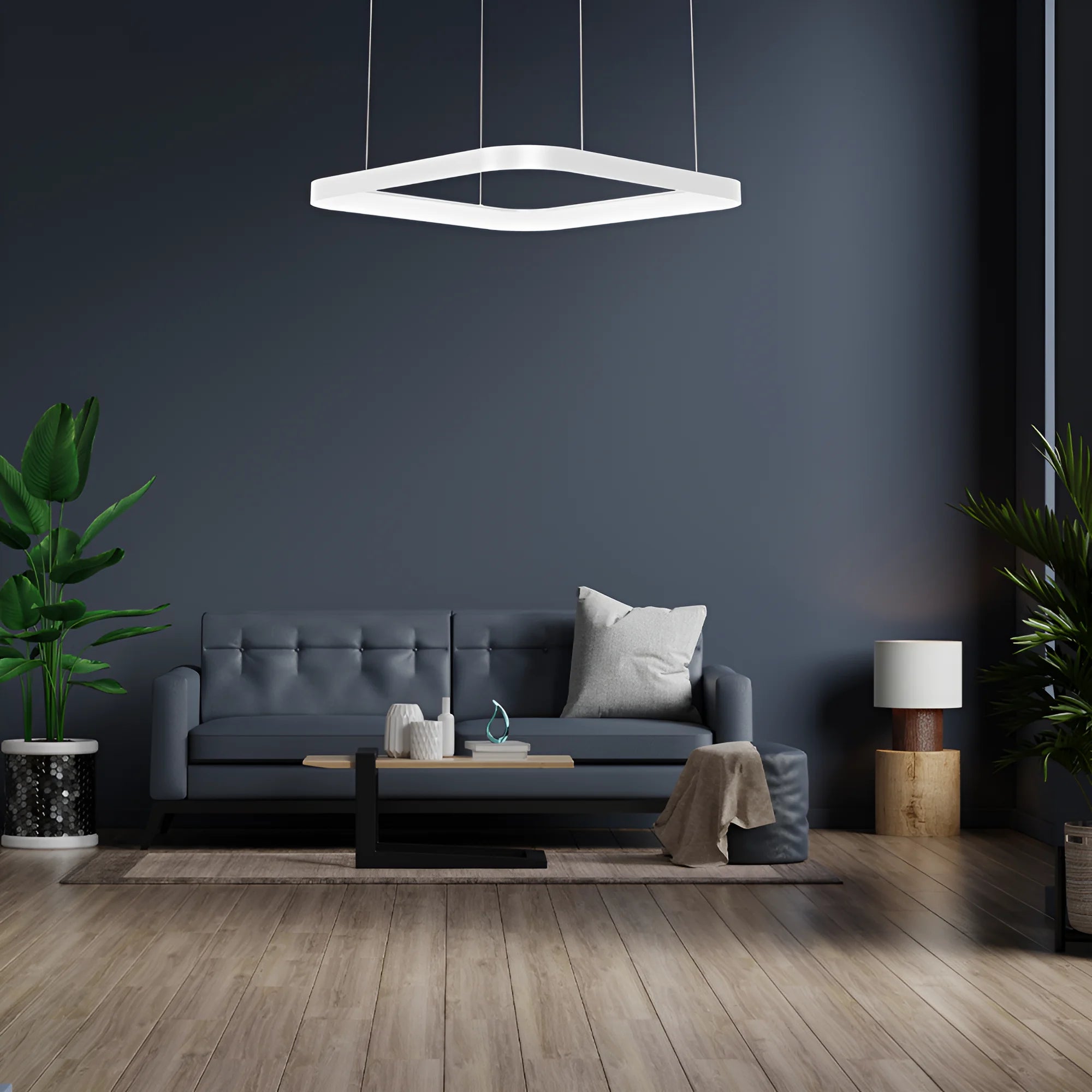 Braytron Bella Plafondlamp 46W IP20 Wit SLP PD SQR 3IN1