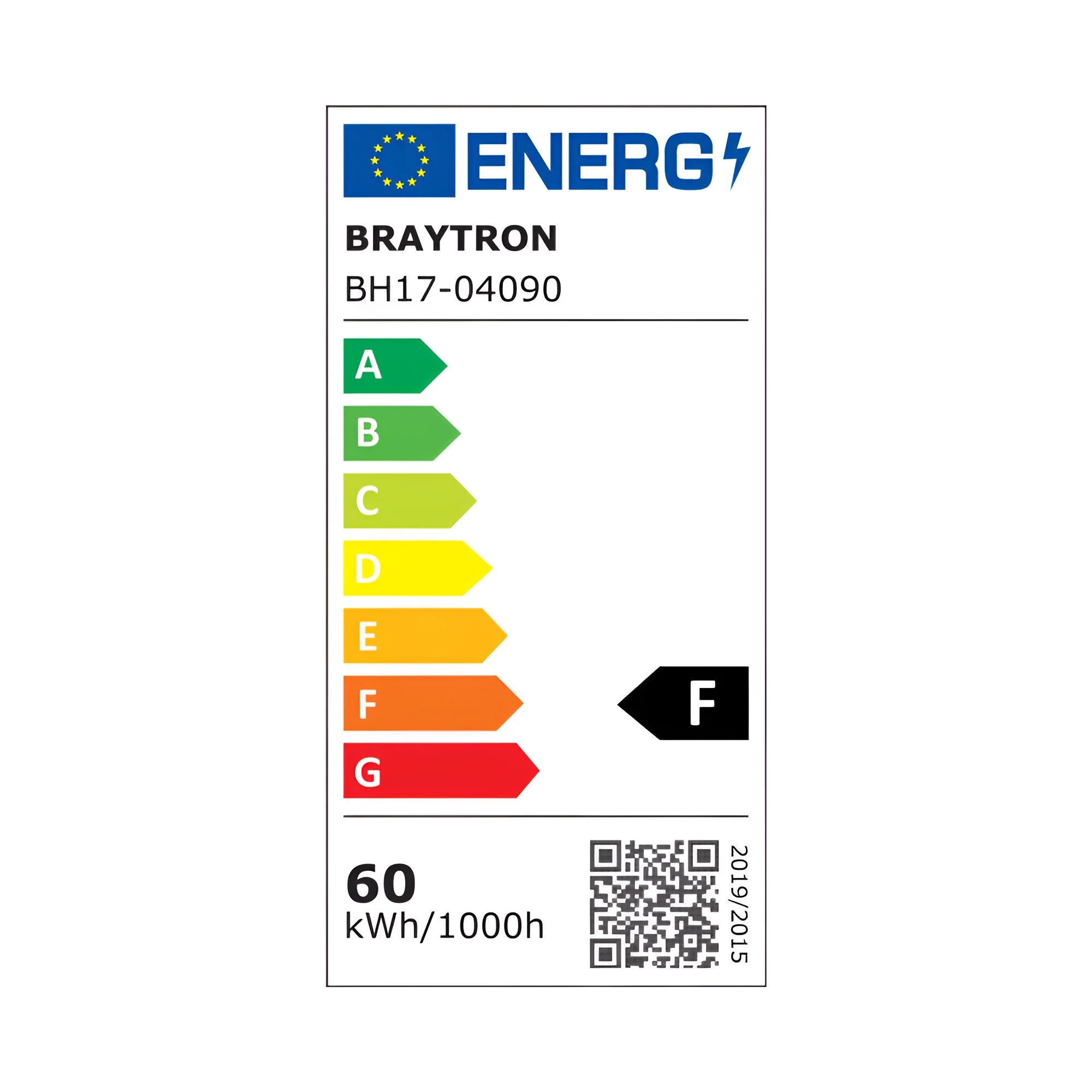 Braytron Nela Plafondlamp 60W IP20 Wit SR1 RND RMT