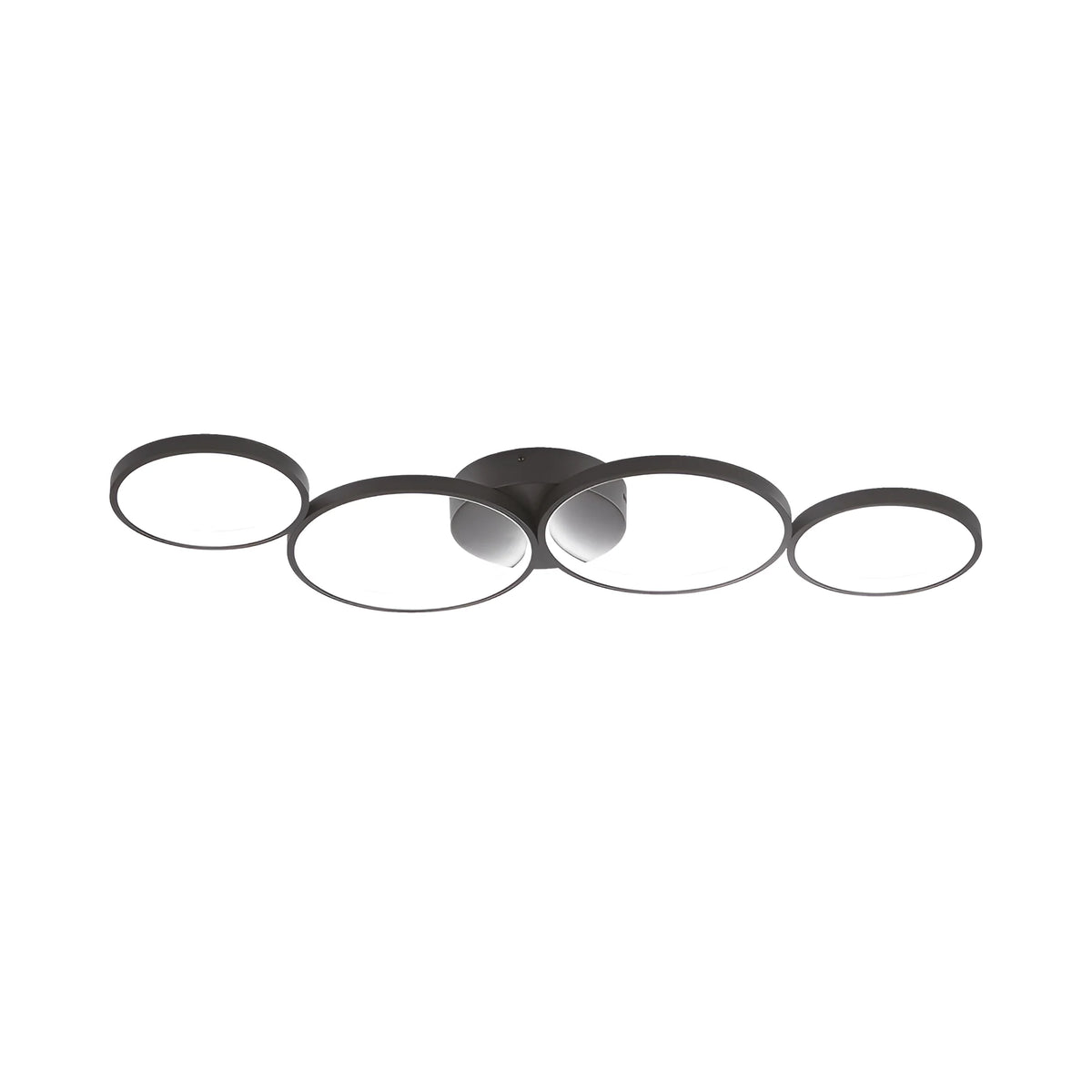 Braytron Nela Plafondlamp 60W IP20 Zwart SR1 RND RMT