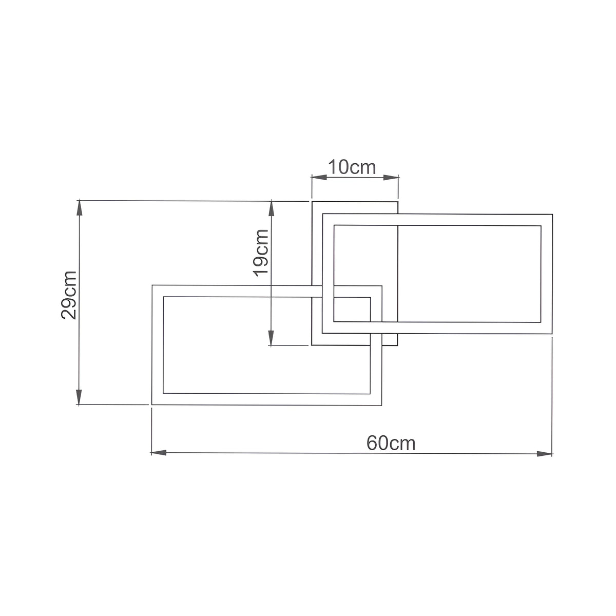 Braytron Nela Plafondlamp 40W IP20 Wit SS1 RND RMT