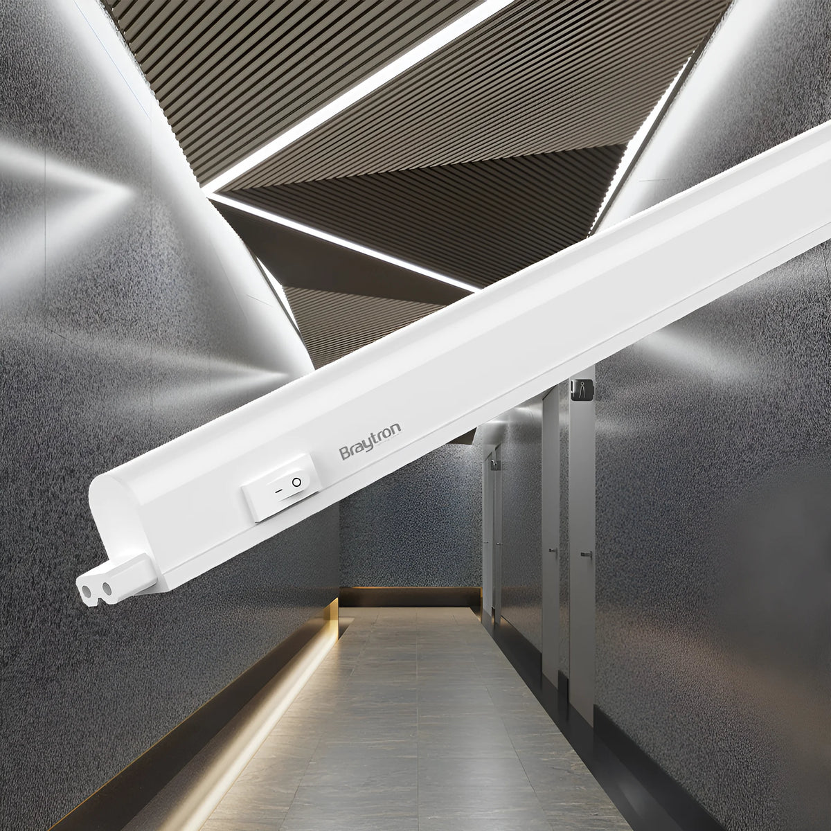 Braytron Ledline LED Wandlamp 4W 6500K Wit RND