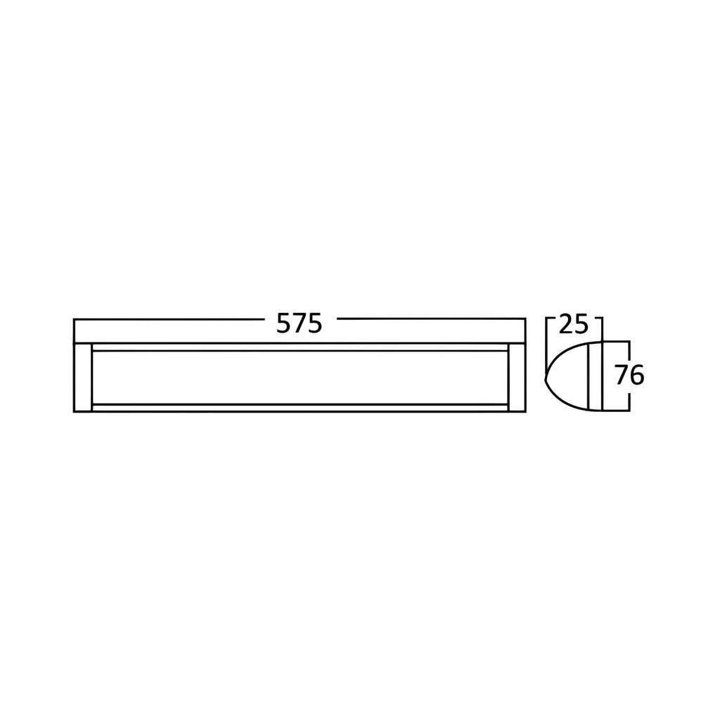 Braytron Proline LED Wandlamp 18W PS 0.6MT PLS 3IN1